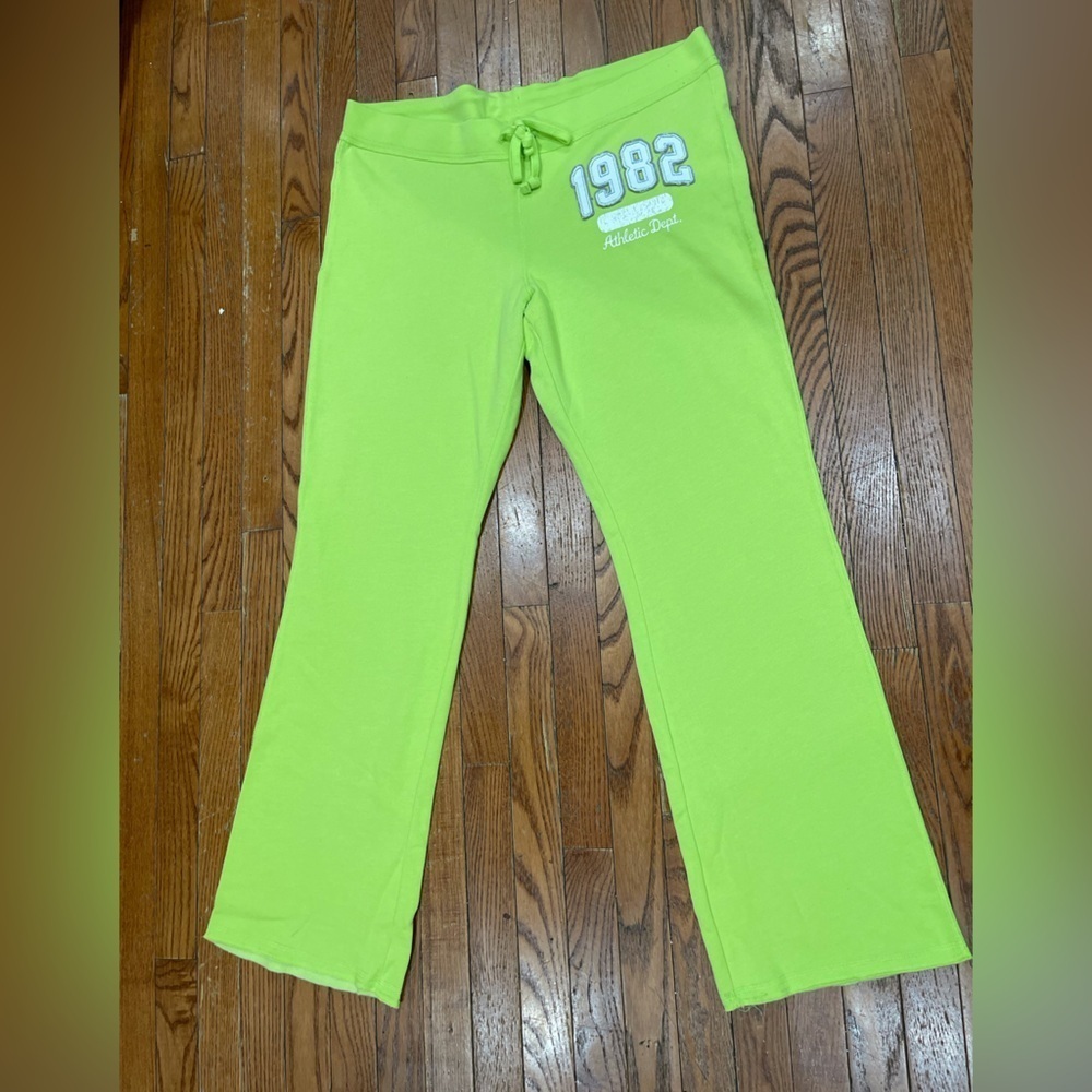 Mossimo Supply Co. Neon Green Joggers - Picture 1 of 14